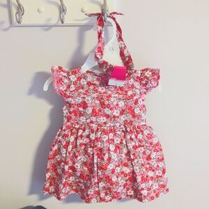 Penelope Mack baby dress and headband 3-6 months